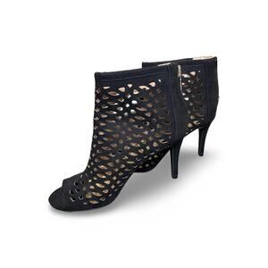 Thalia Sodi Ankle Peep Toe Heels Going out  party business Size 6.5  Sexy Goth